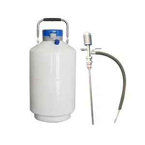 35L Cncd Factory Large Caliber Semen Tanks Shipping Liquid Nitrogen Biological Container Chemical Cryogenic Dewar