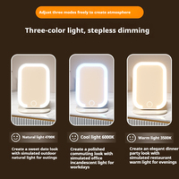 Miroir de maquillage LED, miroir de coiffeuse, miroir de beauté, éclairage de remplissage pour le maquillage, lampe de miroir réglable