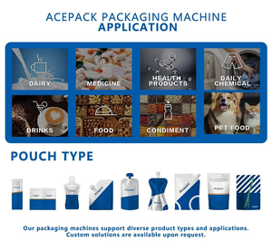 Machine d'emballage Doypack ACEPACK pour jus, sauces, détergents, remplissage et scellage de sachets, personnalisable - Product Image 3