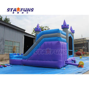 Château plein d'entrain gonflable bleu d'enfants à vendre le château sautant gonflable <span class=keywords><strong>de</strong></span> glissière d'eau commerciale <span class=keywords><strong>de</strong></span> maison gonflable <span class=keywords><strong>de</strong></span> rebond - Product Image 4