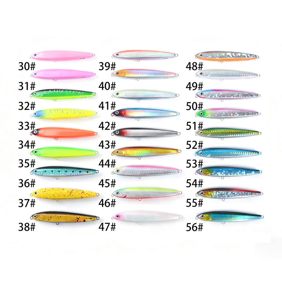 Long Cast Sinking Pencil Lure with Dead Fly System, Slow Sinking ...