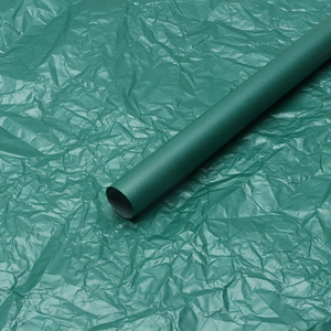 Papel de Seda Ecológico Color Verde Navidad Perlado, para Envolver Regalos, Ramos de Flores y Manualidades - Product Image 1