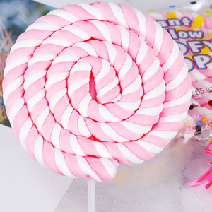 Bán buôn Halal mix màu siêu lớn trái cây Hương vị ngọt ngào kẹo bông dễ thương Xoắn <span class=keywords><strong>Marshmallow</strong></span> <span class=keywords><strong>Lollipop</strong></span> - Product Image 2