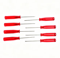 Tournevis de petite taille Obeima pour machine à coudre industrielle, réglage, tête plate, petit couteau, tournevis à manche en plastique