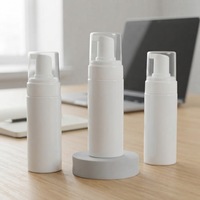 Bouteille en plastique avec pompe à mousse, couleurs personnalisables, bouteille sérigraphiée, emballage cosmétique, pompe à lotion, étiquetage, masque facial