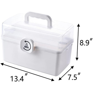 Three-Layer Multipurpose <b>Storage</b> Box Sundries Organizer Medicine Box Family First Aid Box Home Medicine Kit - Product Image 2