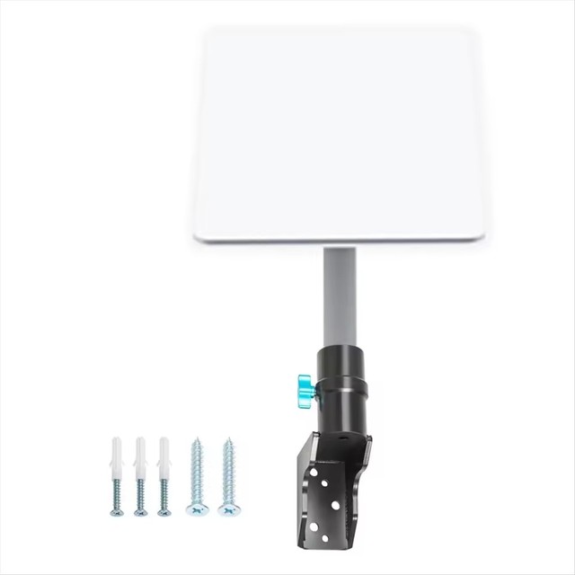 Short Wall Bracket Double Windproof Mount for Starlink Internet Kit Satellite Antenna Installation