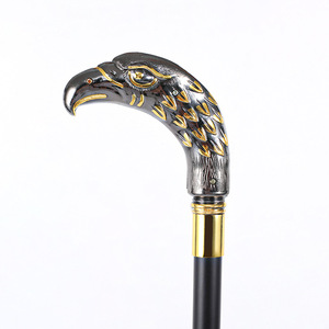 Stile europeo americano in metallo Gentleman canna accessori Western Civilized Stick con incisione creativa - Product Image 1