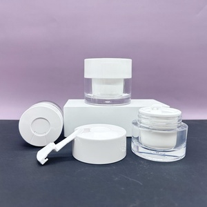 Tarro de Crema PS de Doble Capa de Lujo al por Mayor de 15g, 30g, 50g con Cuchara, Botella de Plástico para Envase de Loción y Mascarilla Facial - Product Image 4