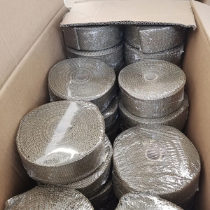 15m x 5cm Manifold Isolamento Térmico Premium Titanium <span class=keywords><strong>Exhaust</strong></span> Header <span class=keywords><strong>Wrap</strong></span> Tape - Product Image 6