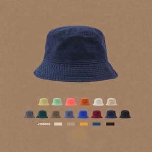 Chapeau Bob Unisexe Réversible en Velours Côtelé avec Logo Brodé Personnalisé pour la Pêche, les Sports, les Activités Décontractées en Plein Air, et les Voyages - Enfants - Product Image 6