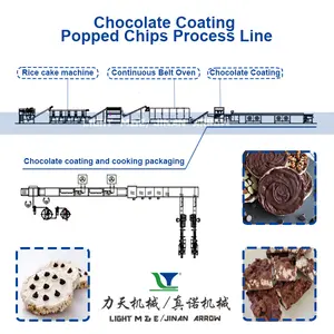 Speziell geformte koreanische Getreide prozessoren Corn Chips Maschine für Reis Mais Getreide Kuchen