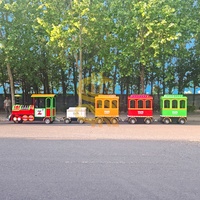 Train électrique sans rail pour enfants, train électrique panoramique sans rail pour aire de jeux extérieure, prix