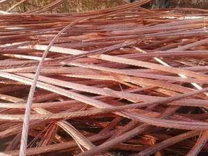 Sucata de fio de cobre de alta pureza de cobre vermelho de alta qualidade 99.99% com preço de atacado