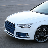 Nouvelle couverture de phare antibrouillard en plastique ABS de haute qualité, grille de ventilation du pare-chocs avant, Audi 2017-2019 A4L RS B9, installation facile, 1 an de garantie