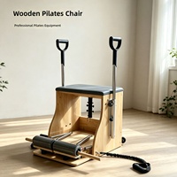 Chaise de Pilates en bois de chêne robuste pour studio de yoga, entraînement, usage commercial, équipement de Pilates à grande échelle