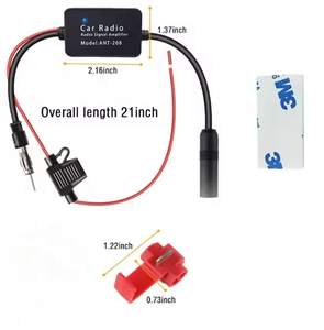 ANT-208 <span class=keywords><strong>Amplificateur</strong></span> FM actif pour <span class=keywords><strong>autoradio</strong></span>, <span class=keywords><strong>amplificateur</strong></span> de signal FM pour système audio de voiture - Product Image 2