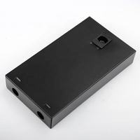 Panel de Conexión de Fibra Óptica de 19 Pulgadas para Montaje en Rack, ODF de 8 Puertos, Tipo Clamshell, Terminal de Red Óptica, Conectores FC/SC/ST/LC, Negro/Gris