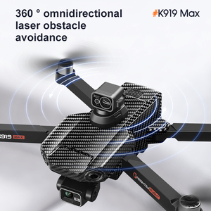 K919 tối đa tránh chướng ngại vật GPS trở lại 4k ESC máy ảnh kép FPV không chổi than Ba Trục Gimbal Quadcopter 4.5 "Màn hình điều khiển từ xa - Product Image 5