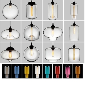 Lampes suspendues colorées modernes Restaurant Coffee Bar Lampes suspendues en verre - Product Image 6