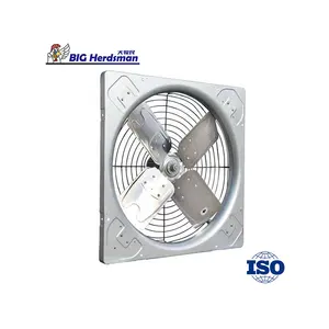 High Quality Big Herdsman Corrosion Resistant Cow House Fan With Spray Cattle Farm Cooling Fan