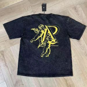 T-shirt imprimé tendance style sombre pour hommes et femmes, collection été 26, polyvalent, de niche, coupe ample - Product Image 5