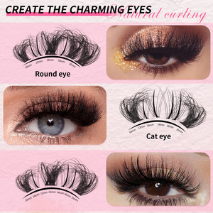 Extensions <span class=keywords><strong>de</strong></span> <span class=keywords><strong>cils</strong></span> d'apparence naturelle, amélioration du maquillage des yeux, faux <span class=keywords><strong>cils</strong></span> cosmétiques, faux <span class=keywords><strong>cils</strong></span> en grappe, kit <span class=keywords><strong>de</strong></span> faux <span class=keywords><strong>cils</strong></span> - Product Image 5