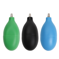 Souffleur d'air en caoutchouc OEM personnalisé de haute qualité pour le nettoyage des objectifs d'appareil photo, des claviers de téléphone, avec logo personnalisé