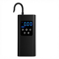 Gonfleur de pneus électrique portable à cordon - Pompe à air 12V en métal + ABS pour voitures, vélos électriques et motos