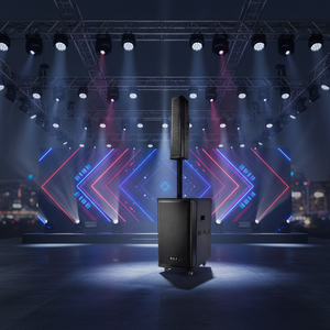 BA-X2122 Altavoz Inalámbrico de Arreglo Lineal Dividido, Audio Profesional, Micrófonos Duales, Columna de Alta Potencia para Escenario, Personalizado de Fábrica, Entrega Rápida en 7 Días - Product Image 2