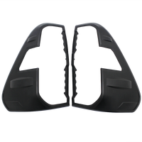 Kit complet de garnitures de carrosserie noires mates pour Toyota Hilux 4x4 (2021, 2022, 2023) - 6 pièces - Accessoires automobiles