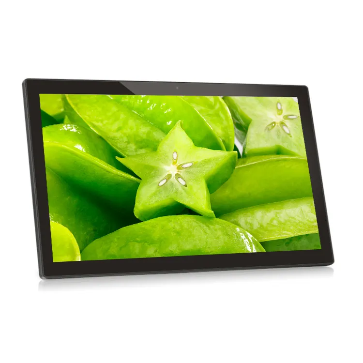 Industri Besar Android Tablet 21.5 Inch 24 Inch 27 Inci Tahan Air Dinding RJ45 POE Android Tablet PC