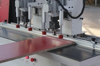 Machine de perçage de charnière pour meubles, machine de perçage multiple minifix pour le travail du bois avec double têtes