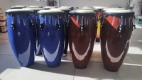 10+11Inch Colorful Conga Drum Percussion Instruments Hot Selling Models in Various Materials and Accessories