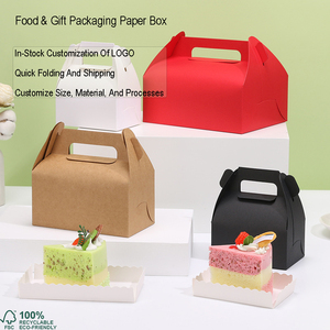 Emballages jetables <span class=keywords><strong>en</strong></span> papier kraft pour emporter, avec fermeture magnétique recyclable, pour poulet frit - Product Image 2