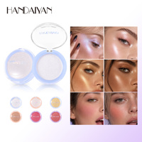 HANDAIYAN H3072 Palette de fards à joues scintillants, poudre pressée haute pigmentation, résistante à l'eau, marque privée, maquillage visage en gros