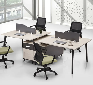 Escritorio de recepción ejecutivo de muebles de oficina pequeños modernos para mesa de ordenador de CEO con escritorio de oficina de madera de estilo de panel de madera - Product Image 6