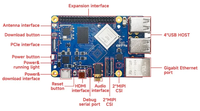 Panneau de particules EBYTE Allwinner A527/T527 SBC industriel Raspberry Pi caractéristiques double caméra prise en charge de l'accélération AI prend en charge la RAM LPDDR4
