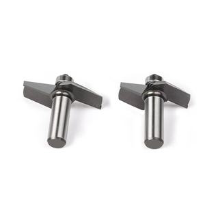 Fraises à bois en carbure monobloc de 12 mm 12,7 mm de diamètre de tige, fraises CNC avec tranchant pour le bois - Product Image 3