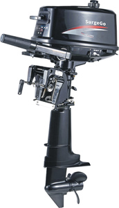 Moteur hors-bord à essence 2 temps 6 CV SurgeGo avec commande par gouvernail et refroidissement par eau - Product Image 5