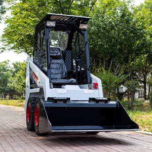 Minicargadora EPA China con orugas, cargadoras frontales al por mayor con cabina cerrada en venta, minicargadora tipo tractor, minibulldozer - Product Image 6