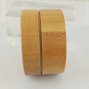 Pot en aluminium et fer blanc au design tendance avec décoration en bambou – Contenants cosmétiques multi-tailles pour parfum, rouge à lèvres et <span class=keywords><strong>lotion</strong></span> - Product Image 3