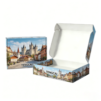 Fabricant de grandes boîtes en carton imprimées colorées pour vêtements, boîtes d'expédition personnalisées en carton ondulé avec logo, emballage