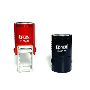 Tampon auto-encreur 25 mm personnalisable Joint en caoutchouc de bureau personnel avec logo de papier de <span class=keywords><strong>notaire</strong></span> automatique Tampon auto-encreur personnalisable - Product Image 5