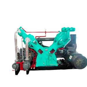 Compresseur d'air sans huile refroidi par eau alimenté par courant alternatif FJ HV-125S, à piston, multi-étages, faible bruit, machines industrielles, 220V-480V 1 - Product Image 1