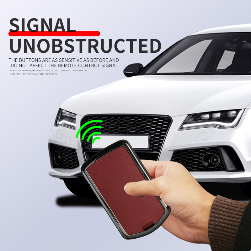 High-Quality Zinc Alloy Leather Luxury Car Key Case Cover for Volvo XC40/XC60/XC90/V60/S60/V90