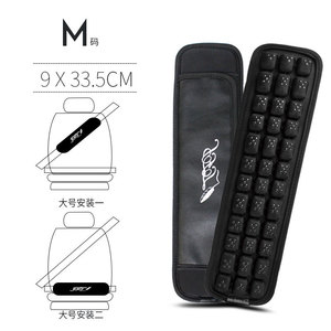Car Seat Belt Shoulder <b>Pad</b> Air Cushion Cover Universal Adjustable Protective <b>Pad</b> For Child Neck Safety Black Gray - Product Image 3