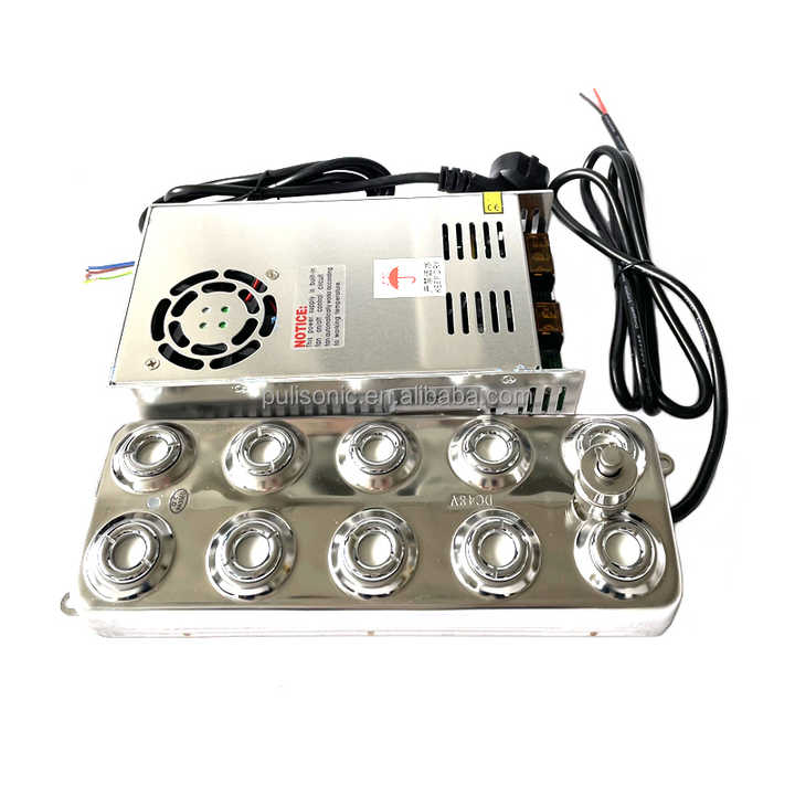 Brumisateur Ultrasons 8 Têtes 6,4L/H - Alimentation 350W - Brouillard Étang/Jardin