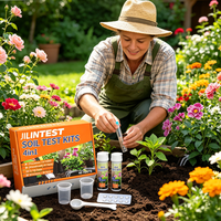 Kit de test de sol 4 en 1 JILINTEST, bandelettes de test de sol NPK PH, 40 tests pour jardin, légumes, tomates, carottes, pelouse, plantation en ferme, OEM