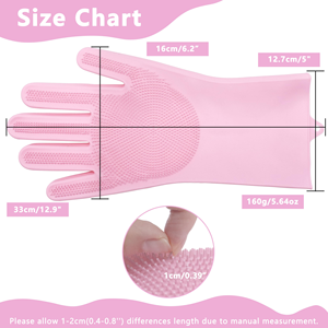 ถุงมือซิลิโคนสำหรับสัตว์เลี้ยงแบบใช้ซ้ำได้ สำหรับสุนัข แมว และสัตว์ขนาดเล็ก - เป็นมิตรกับสิ่งแวดล้อม กันน้ำ กำจัดสิ่งสกปรกและขนสัตว์ - Product Image 2